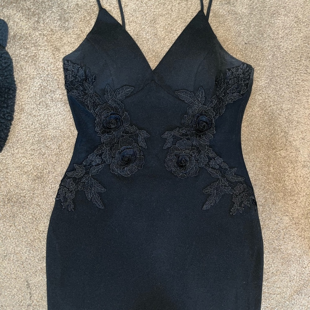 Windsor Black Rose Dress